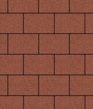 Тротуарная плитка Прямоугольник Гранит  300х200 - krasnyj_granit