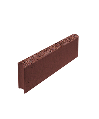 Бордюр шарнирный 500*200*80мм Стандарт Красный полный прокрас